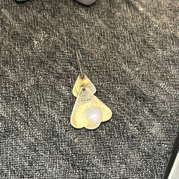 Lot of two pairs of modern sterling silver earrings - Picture 3 of 3